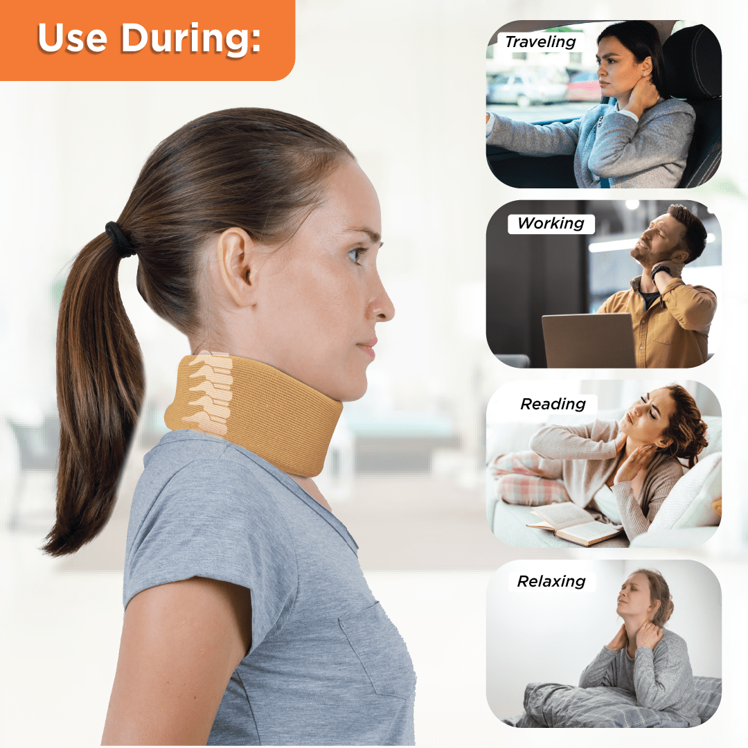 Posturexio™ | Cervical Collar Pillow For Neck Stiffness Brace Soft Collar Posturexio™ Soft Fabric Cervical Collar Zaavio®