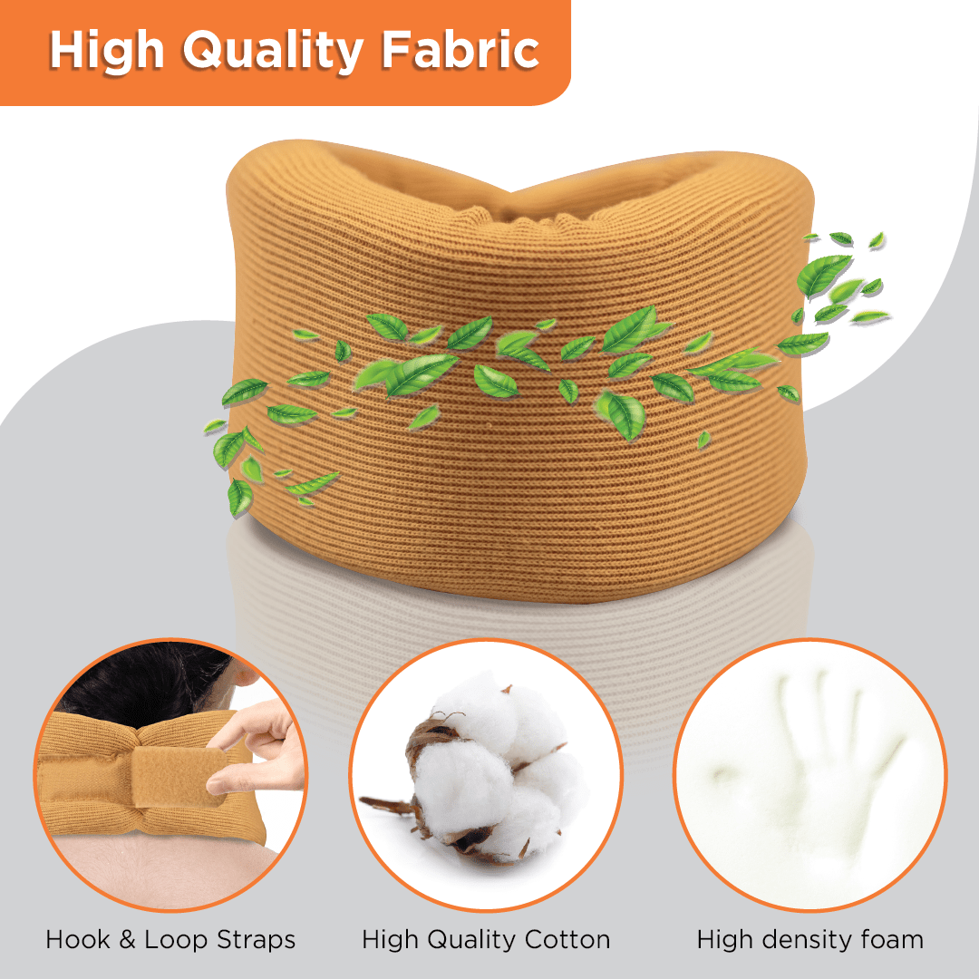 Posturexio™ | Cervical Collar Pillow For Neck Stiffness Brace Soft Collar Posturexio™ Soft Fabric Cervical Collar Zaavio®