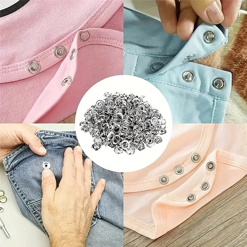 Press Stud Kit 100 Pcs Stud Free Press Stud Kit