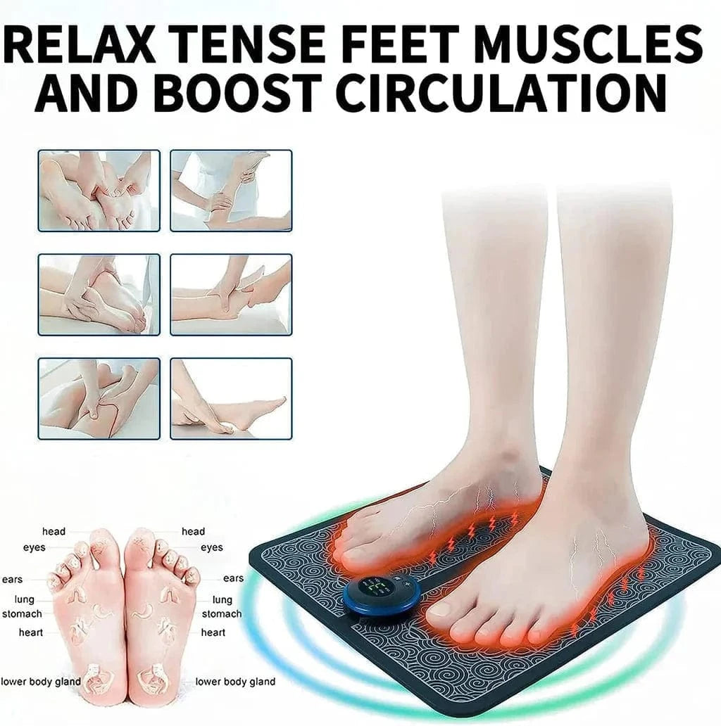Pulsezy™| EMS Leg and Foot Massager Mat Electrical Pad Pulsezy™ Zaavio.co®