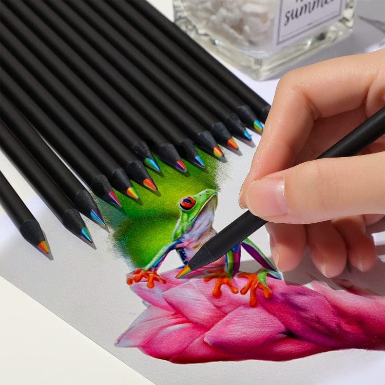 Rainbow Pencils | Pencil Colour Colors 12 Colored Pencil Colouring Rainbow Pencils 12 Pieces