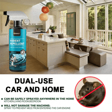 Rat Repellent Spray For Car and Home (Set of 3) Rat Repellent Spray For Car and Home (Set of 3)