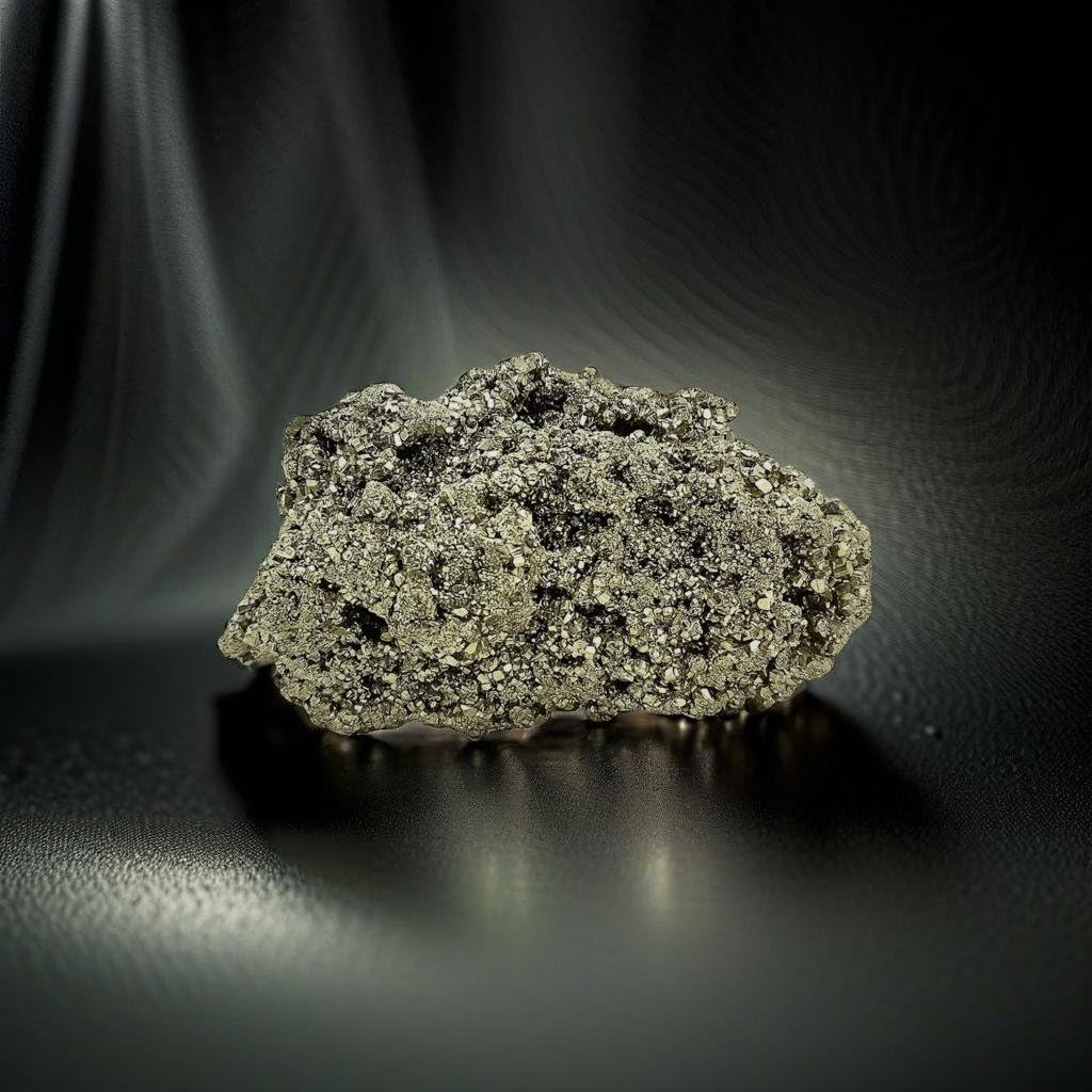 Raw Pyrite Geode Stone | Pyrite Bracelet Stone Rings Crysals Gemstones For Healing Large Size Raw Pyrite Geode Stone