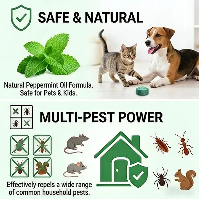 PestShield™ Rat & Cockroach Repellent Tablets PestShield™ Rat & Cockroach Repellent Tablets