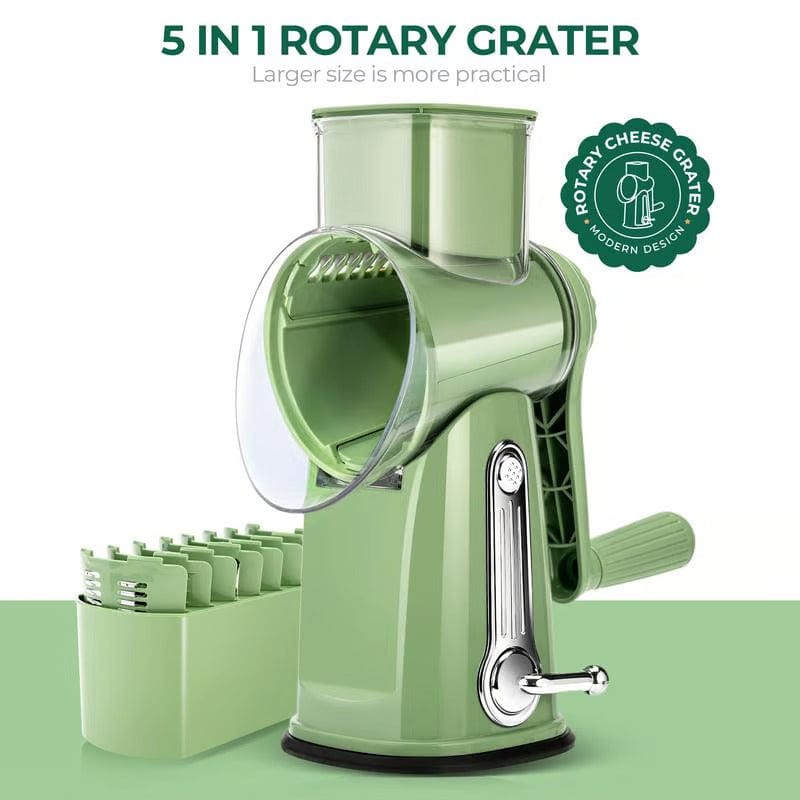 Rotary Vegetable Slicer Carrot Spiralizer Salad Cutter Rotary Vegetable Slicer