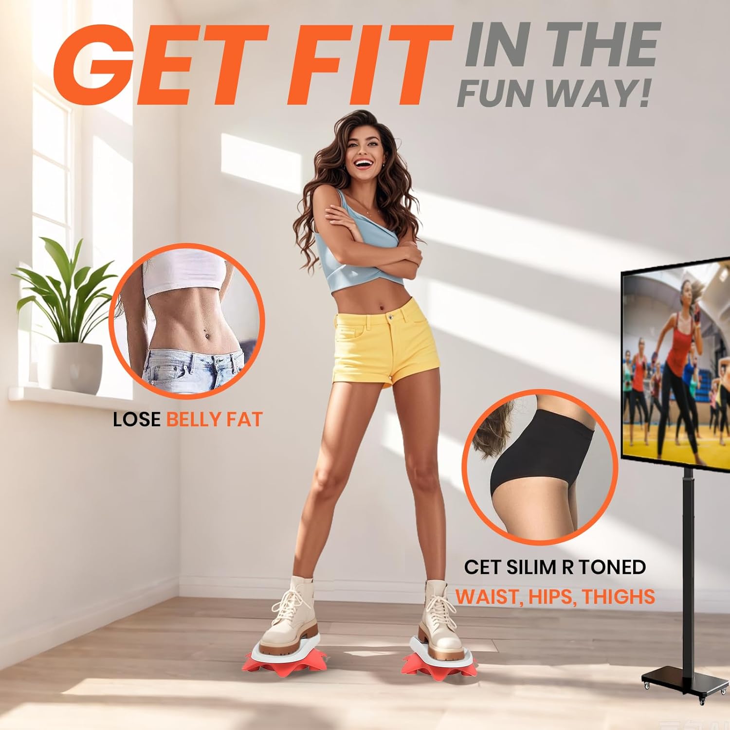 Rotating Twist Plate | Weight Loss Exercise Fat Burning Yoga Exercises Workout Rotating Twist Plate