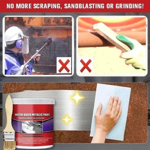 Rust Remover Cleaner Spray Chemicals For Metal Rust Paint Removal Pack of 2 ( 800 ml ) Rust Remover