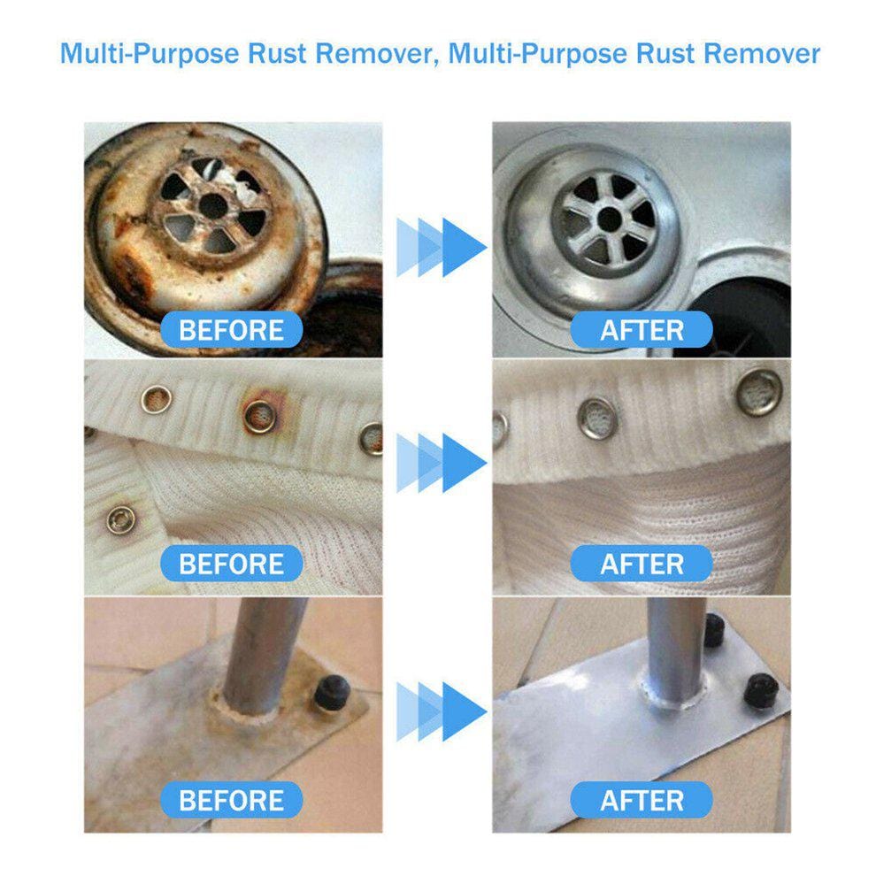 Rust Remover For Metal Cleaner Steel Rust Remover Rusty Tools Pack of 2 Powerful Rust Remover (Set Of 2)