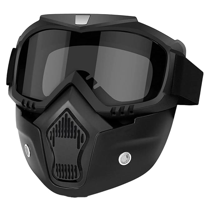 Safety Goggles UV Protective Glasses Face Shield Black Face mask RIDING MASK Safety Goggles Face Shield