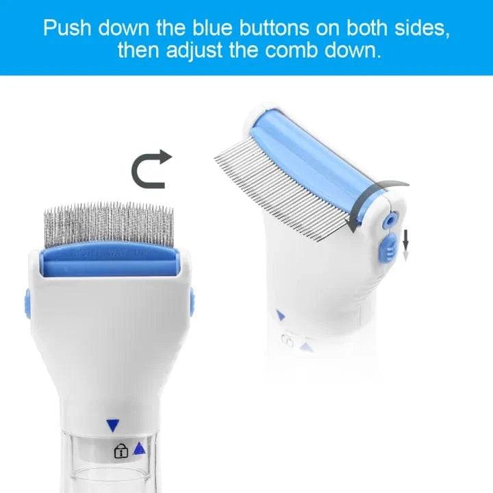 Scalpvaczio™ | Head Lice Comb Treatment Removal Infestation Scalpvaczio™ Electric Head Lice Remover Zaavio®