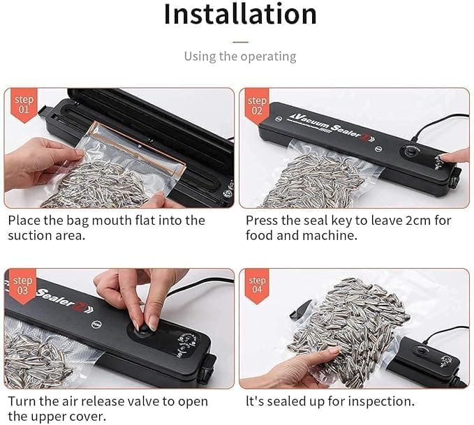 Sealexo™ | Vacuum Sealer Air Tight Packing Food Bags Sealer Machine Sealexo™ Food Vacuum Sealer Zaavio.co®