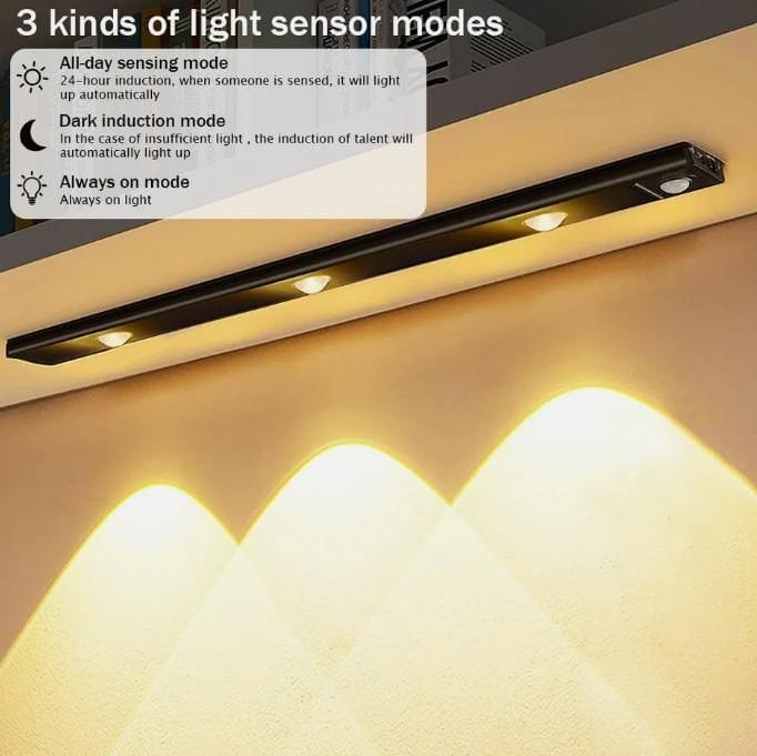 SenseShine™️ LED Motion Sensor Cabinet Light | Motion Sensor Light Movement Lightning Motion Detectors SenseShine™ LED Motion Sensor Cabinet Light Zaavio®