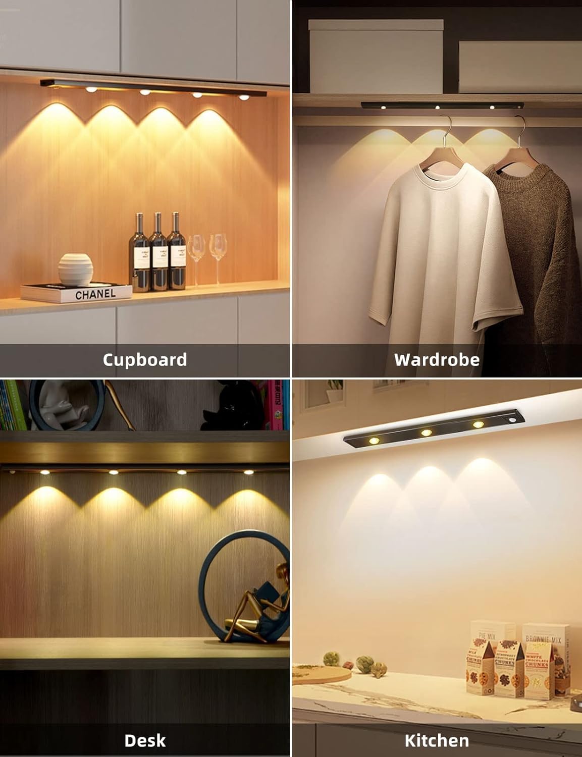 SenseShine™️ LED Motion Sensor Cabinet Light | Motion Sensor Light Movement Lightning Motion Detectors SenseShine™ LED Motion Sensor Cabinet Light Zaavio®