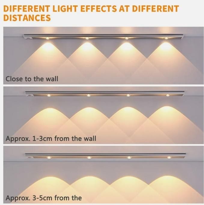 SenseShine™️ LED Motion Sensor Cabinet Light | Motion Sensor Light Movement Lightning Motion Detectors SenseShine™ LED Motion Sensor Cabinet Light Zaavio®
