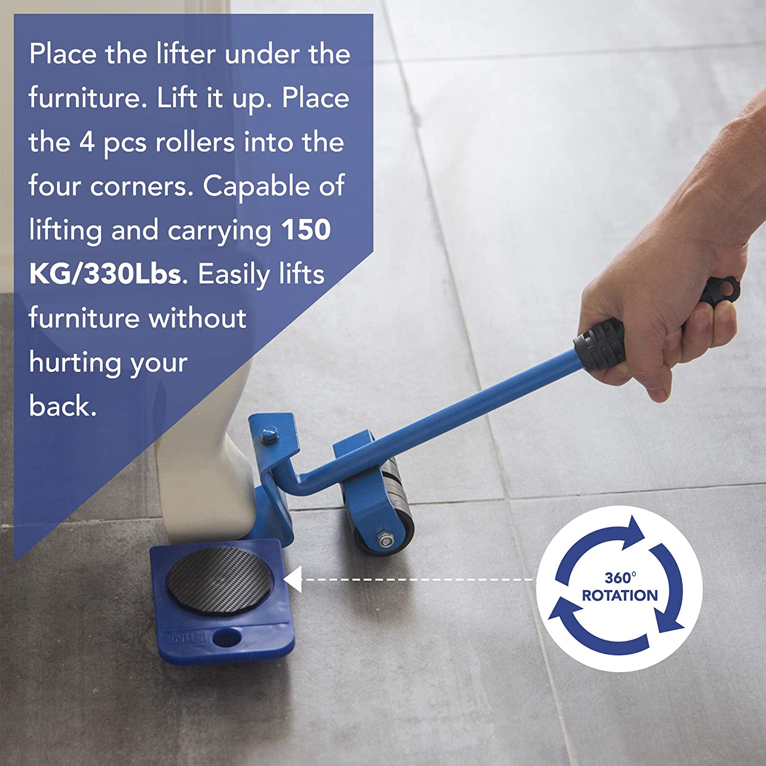 Shiftzy™ | Furniture Moving Wheels Furniture Lifter Roller Slider Tool Shiftzy™ Zaavio.co®
