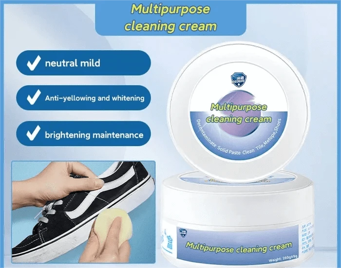 Shoe Cleaning White Shoes Polish Cleaner Kit Sneakers Cream Shoe Cleaning Cream