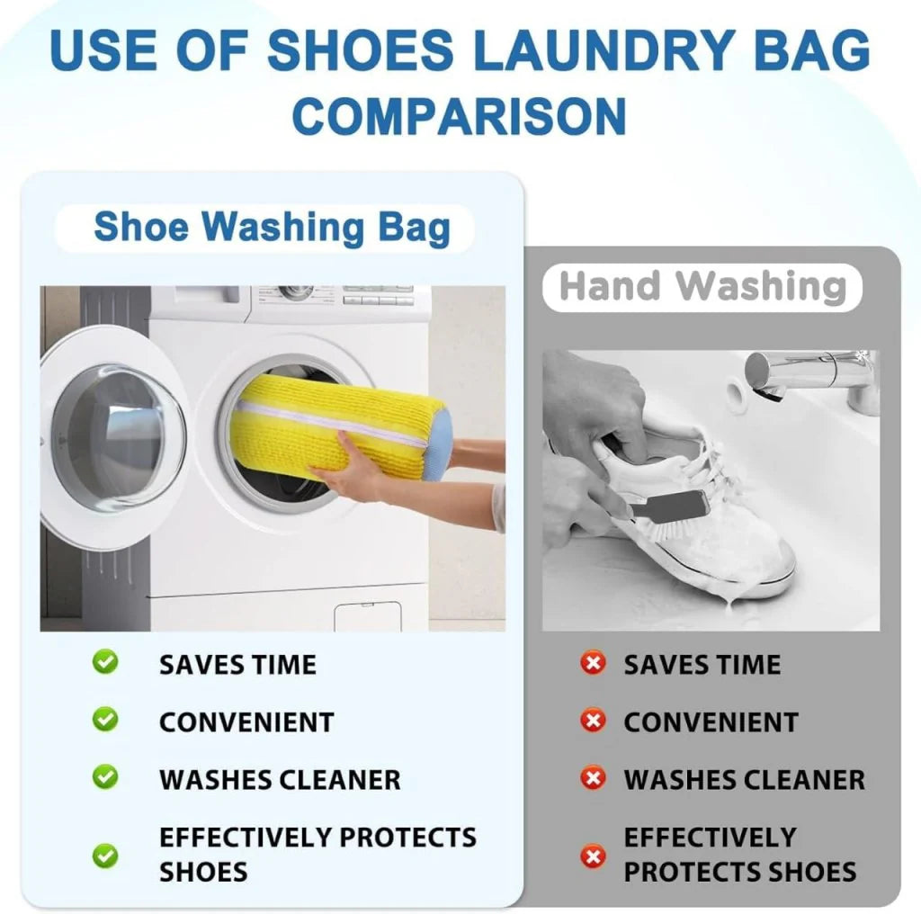 Premium Shoe Cleaning Laundry Bag - Buy 1 Get 1 Free