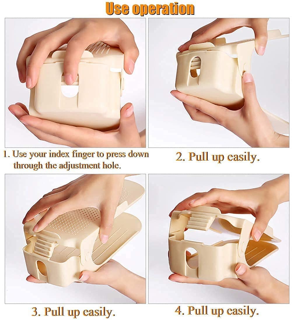 Shoe Organizer - The Adjustable Shoe Rack Space Saver Shoe Organizer - The Adjustable Shoe Rack Space Saver