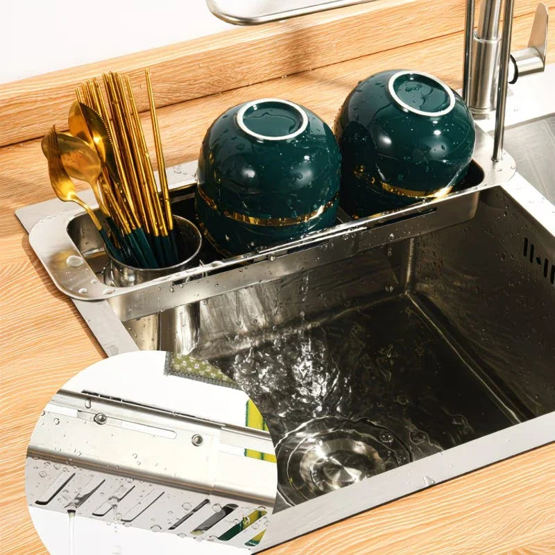 DrainNest Expandable Sink Rack