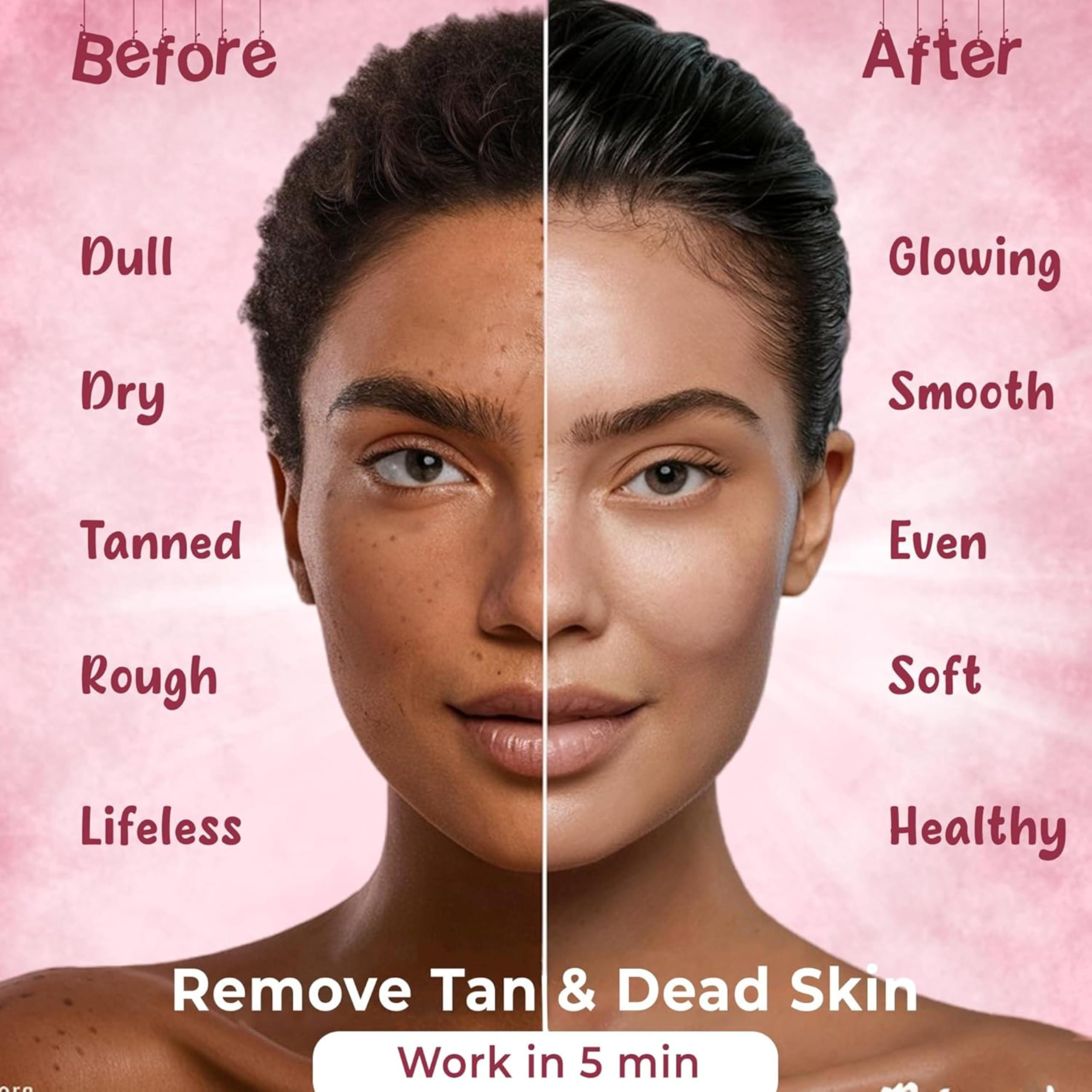 Skin Care Dead Skin Remover Tan Removal Cream Remove Tanning (Set of 2) Pack Of 2 Tanning Dead Skin Remover (Set of 2)