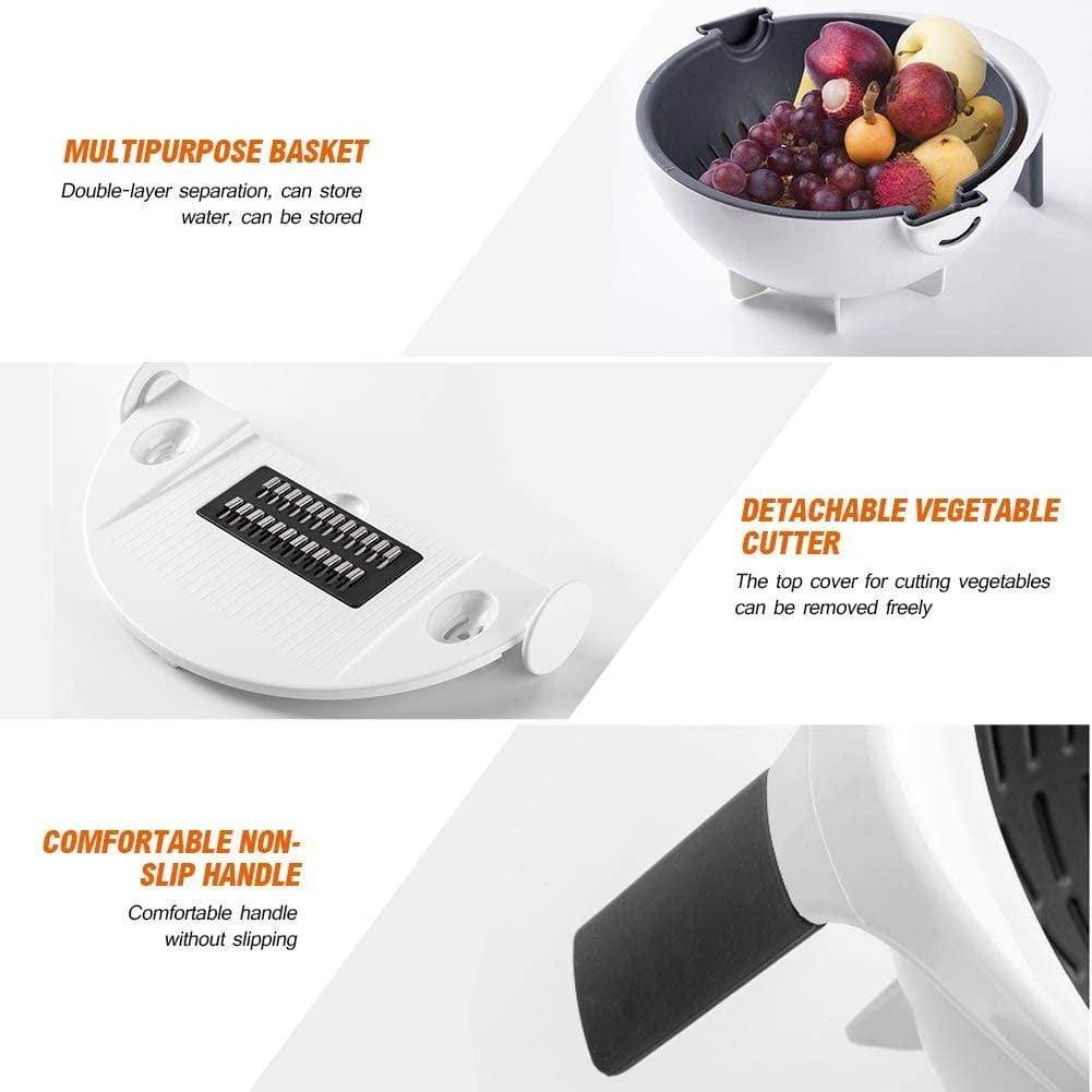 Slickio™ Vegetable Cutter | Multifunctional Slicer Cutter Vegetable Strainer Potato Carrot Grater Slickio™ Vegetable Cutter Zaavio®