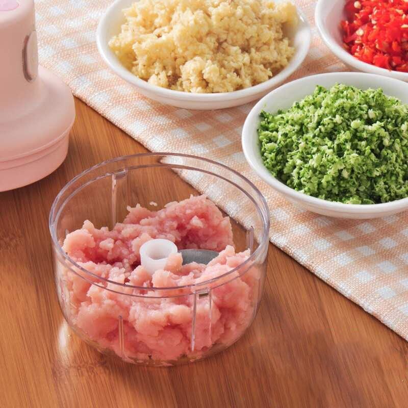 Slickix™ 2.0 | Mini Electric Vegetable Chopper Onion Tomato Chopper Large Slickix™ 2.0 Food Processor Zaavio®