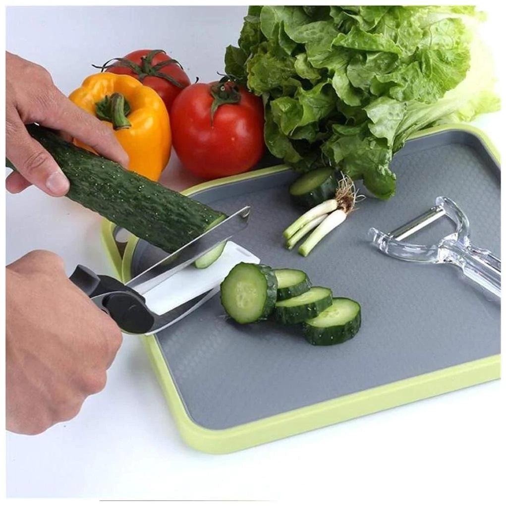 Slickut™ | Vegetable Cutter Chopper Hand Machine Onion Potato Carrot Cutter Slickut™ Zaavio®