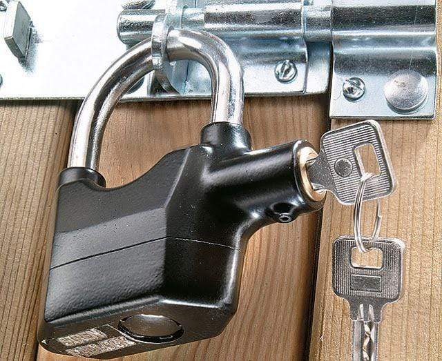 Smart Door Alarm PadLock Sensor Lock for Bike Waterproof - Motion Sensor Alarm Lock Motion Sensor Alarm Lock