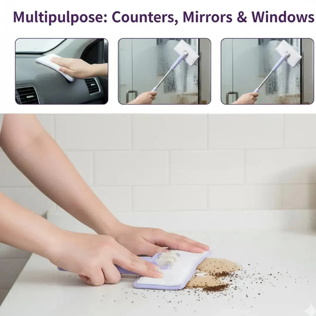 Smart Tissue Clip Mop | Mop Cleaner Floor Cleaning Home Washing Bathroom Clean Tissue Clip Home & Kitchen Smart Tissue Clip Mop