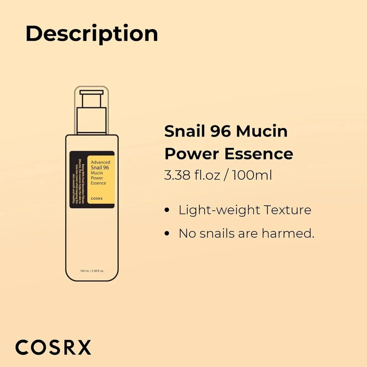 Snail 96 Mucin Power Essence (Buy 1 Get 1 Free) | Snail Mucin Glowing Skin Care Clear Skin Essence For Face Snail 96 Mucin Power Essence (Buy 1 Get 1 Free)