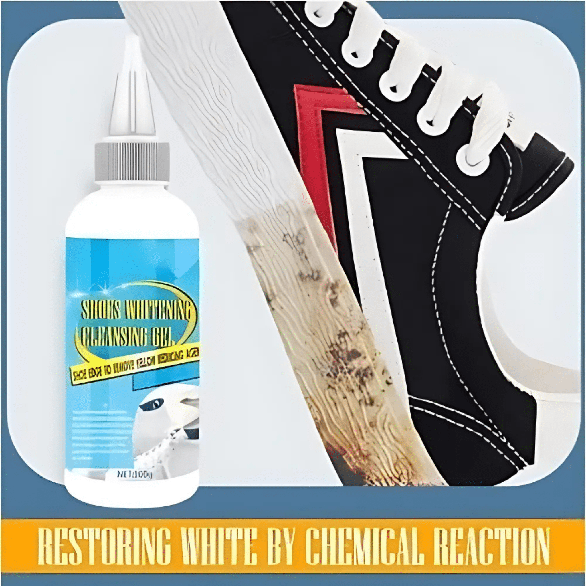 SneakerRevive™ | White Shoes Cleaning Pumps Shoe Cleaning Gel SneakerRevive™ Shoes Whitening Cleansing Gel (Pack of 2) Zaavio®