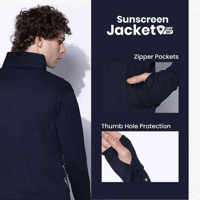 Solgardzio™ | Sunscreen Jacket Protection Sunburn Ultraviolet Sunlight shield Solgardzio™ SPF 50+ UV Protection Sunscreen Jacket Zaavio®