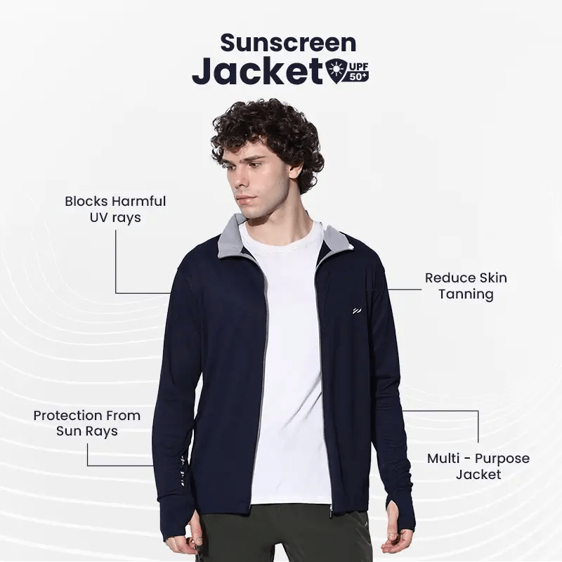 Solgardzio™ | Sunscreen Jacket Protection Sunburn Ultraviolet Sunlight shield Solgardzio™ SPF 50+ UV Protection Sunscreen Jacket Zaavio®