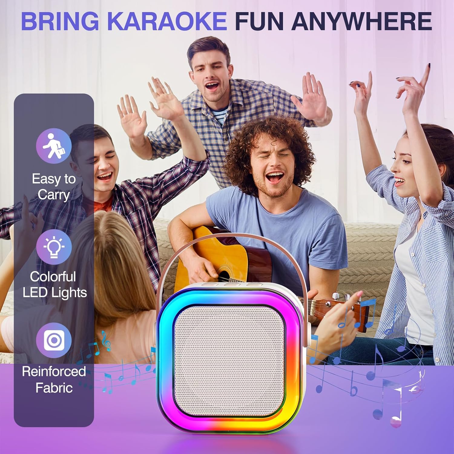 Songslayerzy™ | Microphone And Speaker Wireless Mic Bluetooth Speakers Songslayerzy™ Mini Karaoke Speakers with Wireless Mic Zaavio.co®