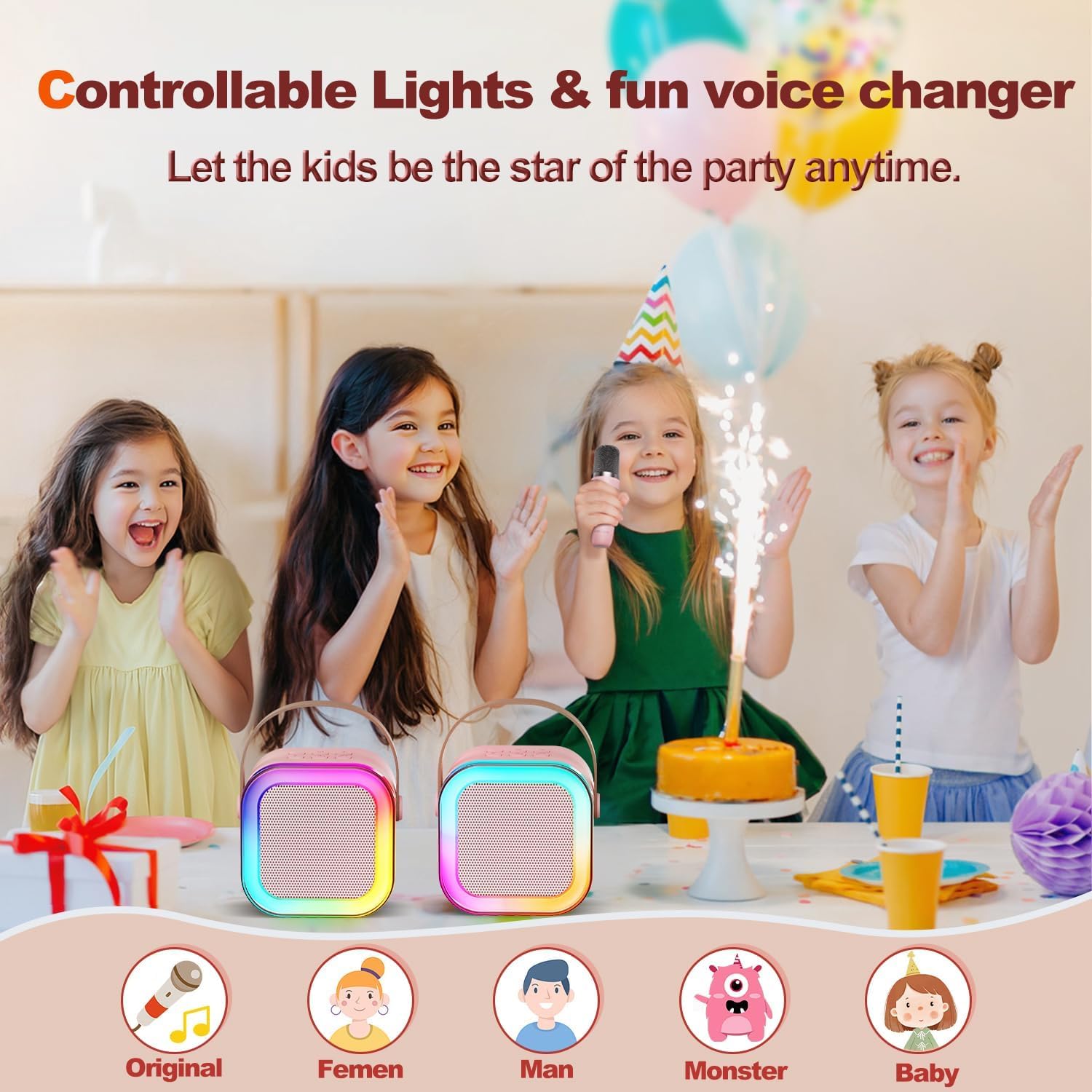 Songslayerzy™ | Microphone And Speaker Wireless Mic Bluetooth Speakers Songslayerzy™ Mini Karaoke Speakers with Wireless Mic Zaavio.co®