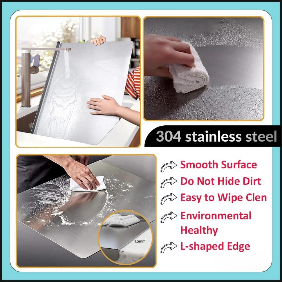 Stainless Steel Chopping Board | Chopping Board Stainless Steel Cutting Vegetables Board Stainless Steel Chopping Board Zaavio®