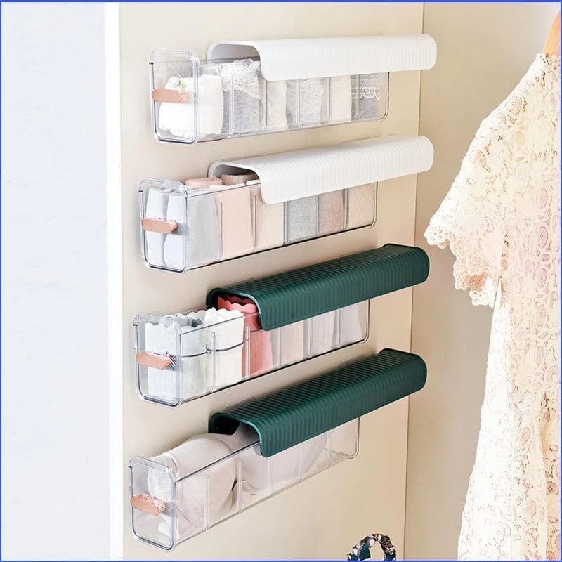 Storage Box Kitchen Organiser Box Cloth Storage Makeup Organizer - Sortexy™️ 6 Compartment Sortexy™️ 6 Compartment Wardrobe Storage Organizer Zaavio®
