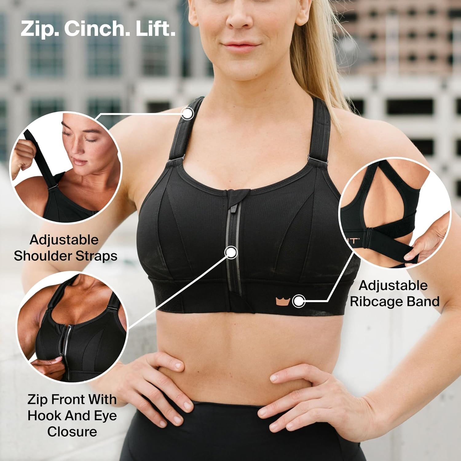 Straptiv™ | Sports Bra For Women Sportswear Ladies Bra Women's Athletic Bra Straptiv™ Ultimate Sports Bra for Women Zaavio.co®