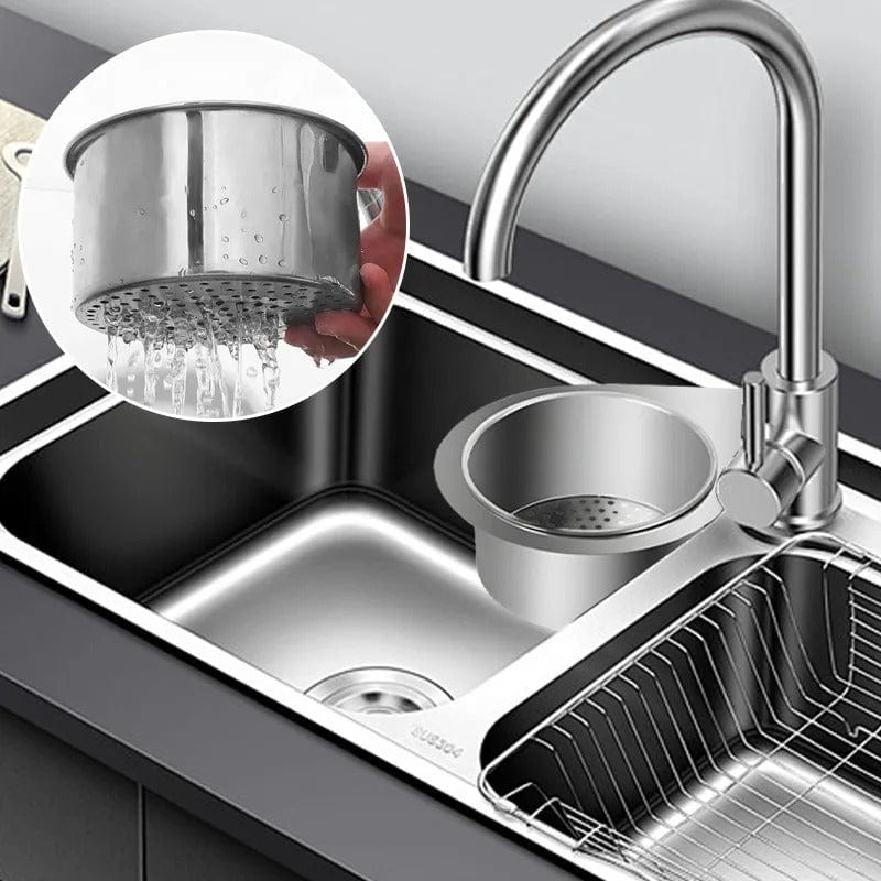 Swan Sink Strainer Basket | Stainless Kitchen Sink Basket Strainer Drain Kitchen Essential Home & Kitchen Swan Sink Strainer Basket