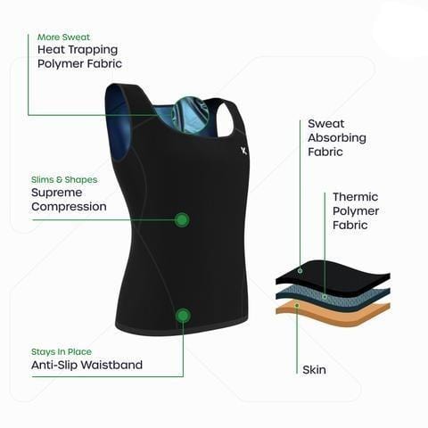 Sweat Shaper Vest | Body Sweat Shaper Hot Sweat Slimming Shaper Belt Sweat Shaper Vest
