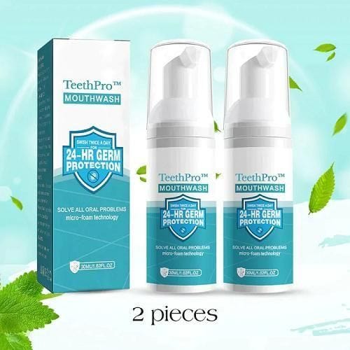 Teeth Whitening Mousse Foam Toothpaste Dental Stain Tartar Remover (Set of 2) Foam Toothpaste (Set of 2)