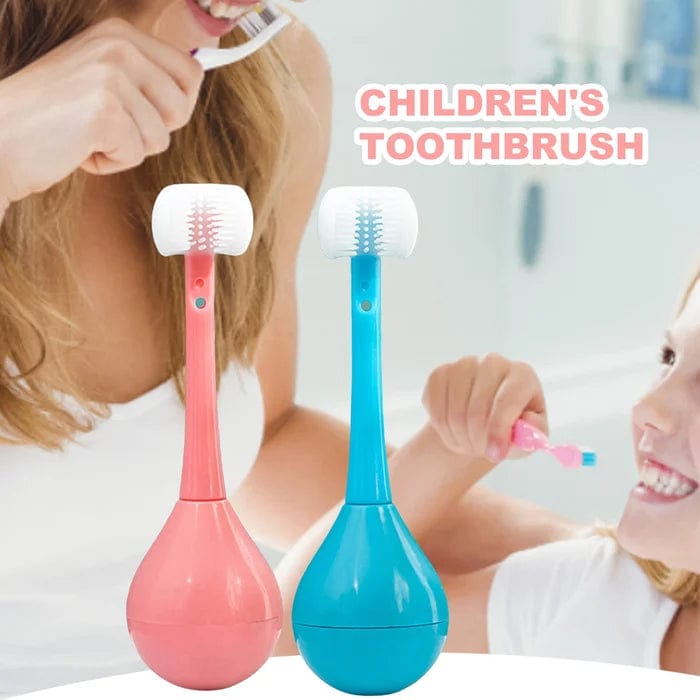 Three-sided Children's Toothbrush (Set of 2) Tumbler Three-sided Children's Toothbrush (Set of 2)