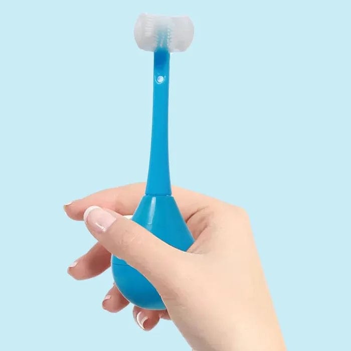 Three-sided Children's Toothbrush (Set of 2) Tumbler Three-sided Children's Toothbrush (Set of 2)