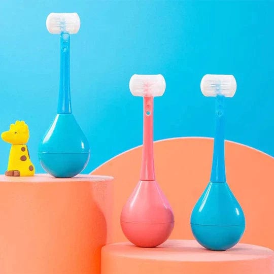 Three-sided Children's Toothbrush (Set of 2) Tumbler Three-sided Children's Toothbrush (Set of 2)