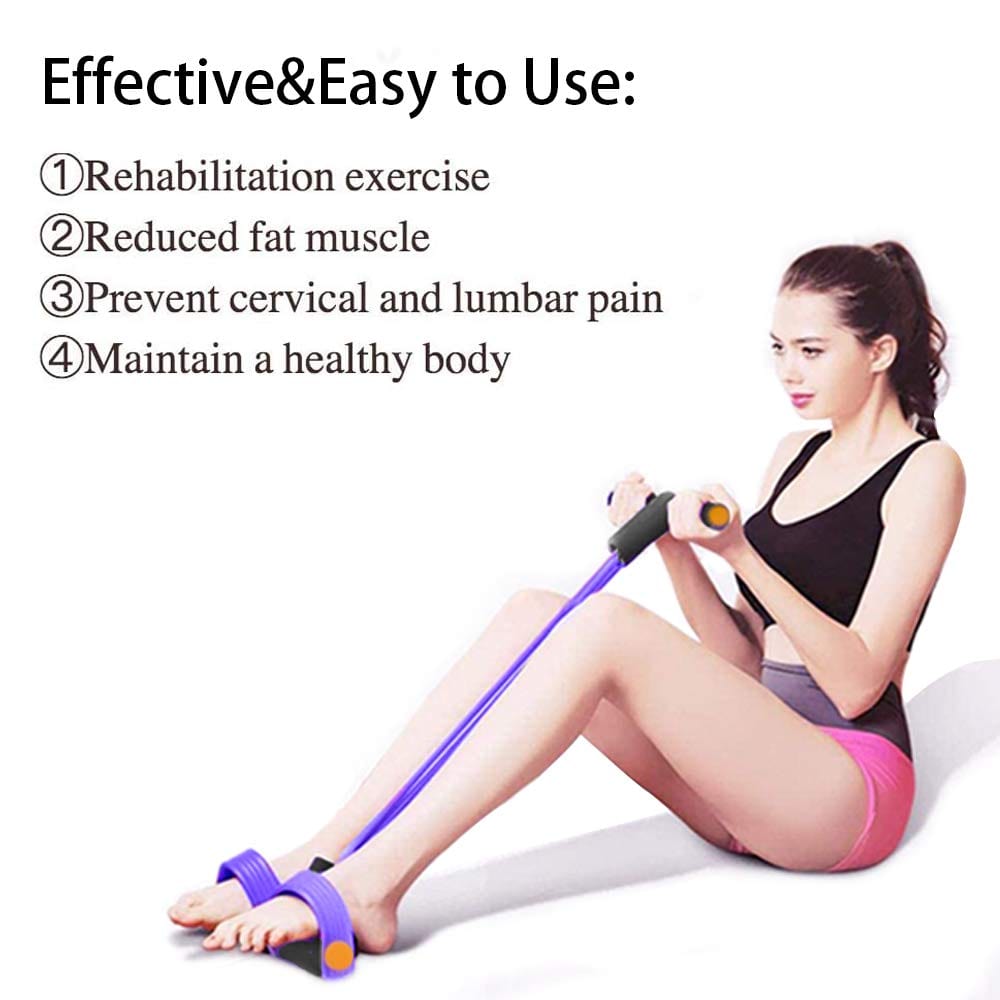 ToneStrap™️ | Resistance Band Exercise Equipment For Home Fitness Bands ToneStrap™ Pedal Puller Resistance Rope Zaavio.co®
