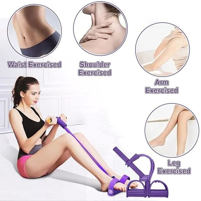 ToneStrap™️ | Resistance Band Exercise Equipment For Home Fitness Bands ToneStrap™ Pedal Puller Resistance Rope Zaavio.co®
