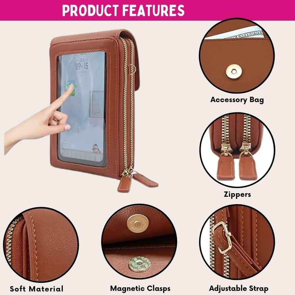 Premium Touch Screen Women's Bag ( Anti-theft RFID Protection ) Freedo