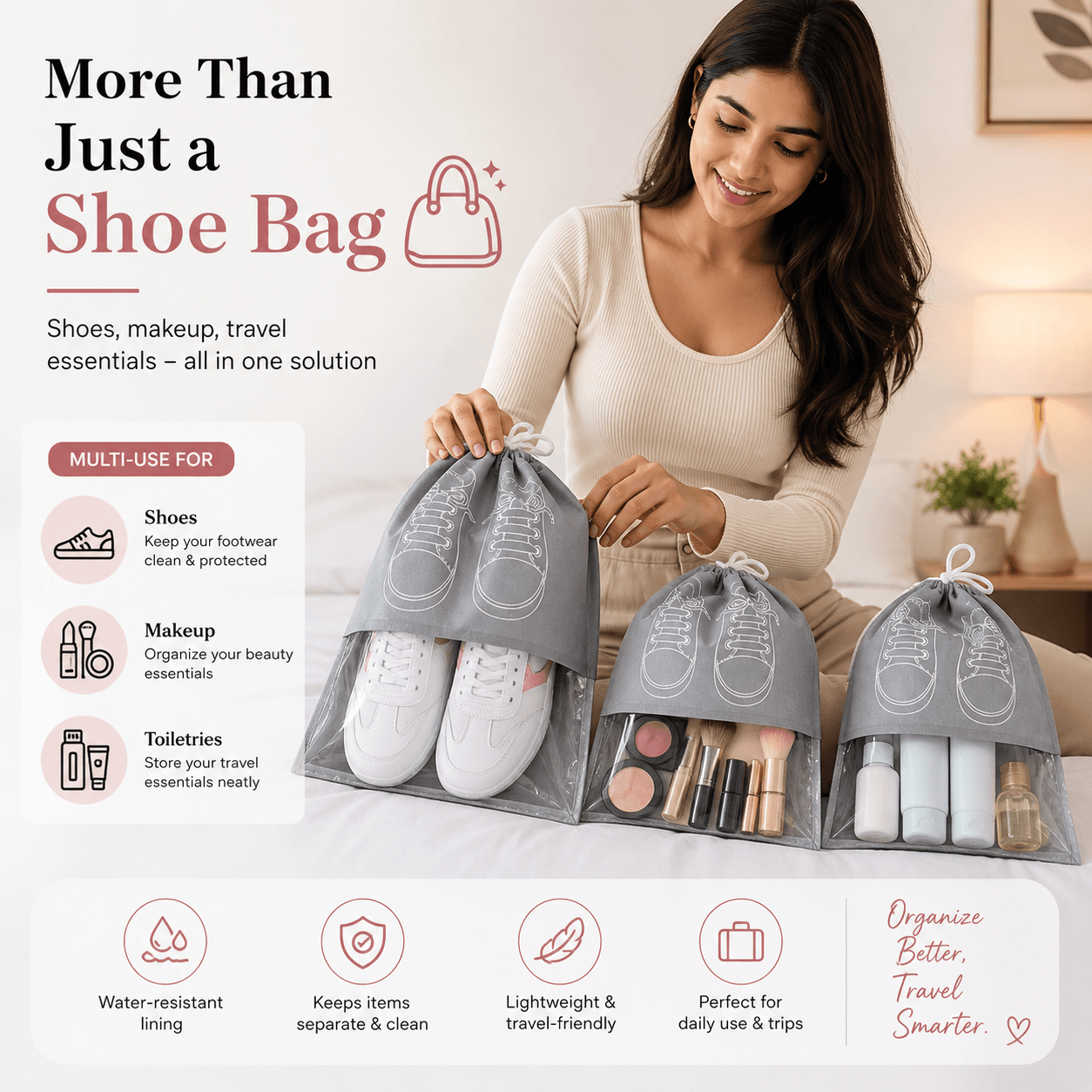 Travel Shoe Bags Travel Shoe Bags