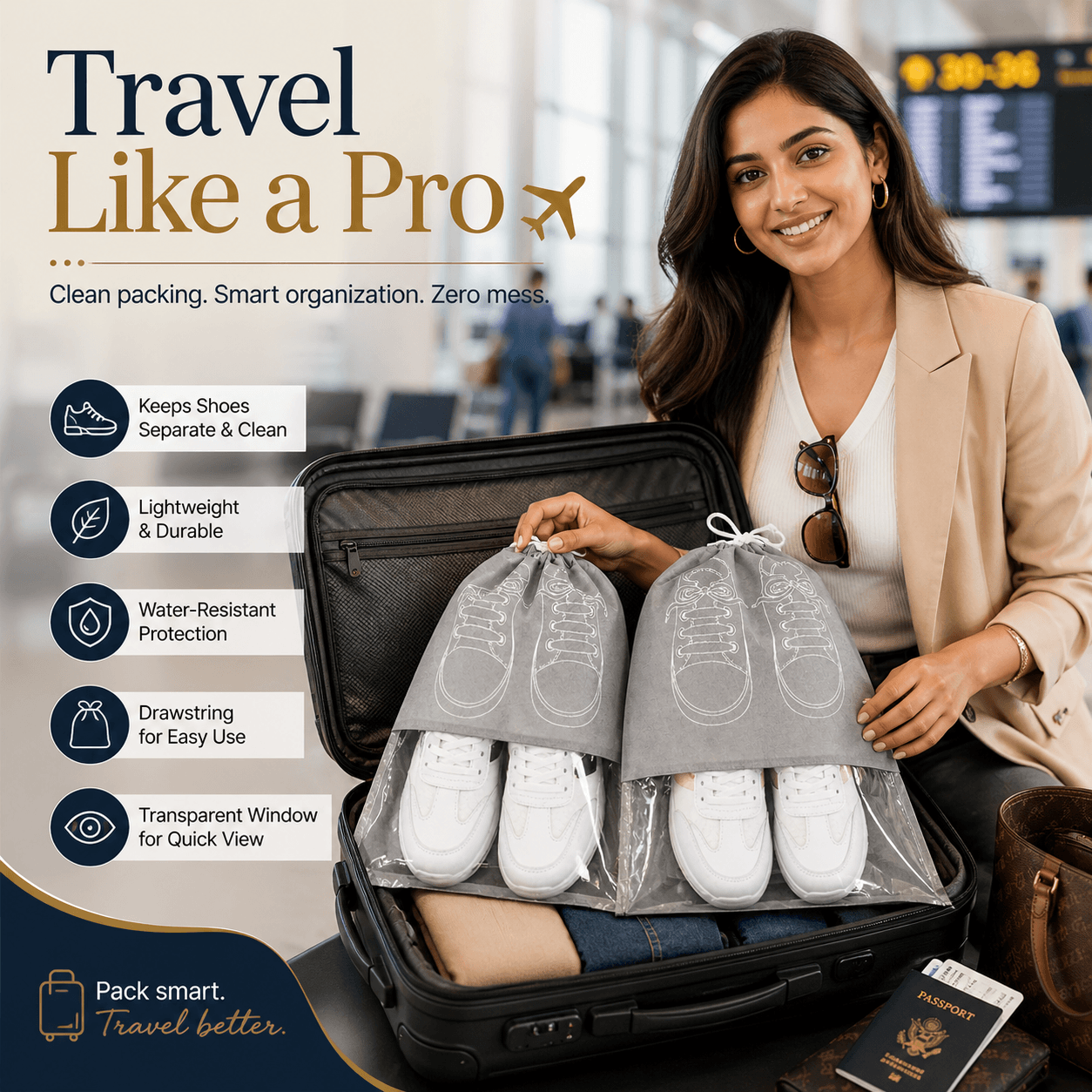 Travel Shoe Bags Travel Shoe Bags