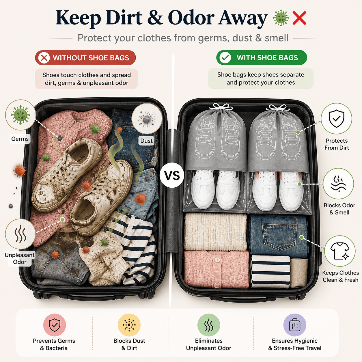 Travel Shoe Bags Travel Shoe Bags